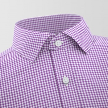 Siruela Purple Checked Formal Shirt 